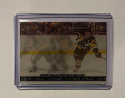 Sidney Crosby Triple Exposure TE-1 Short Print Tim Hortons 2017-18 Penguins MVP