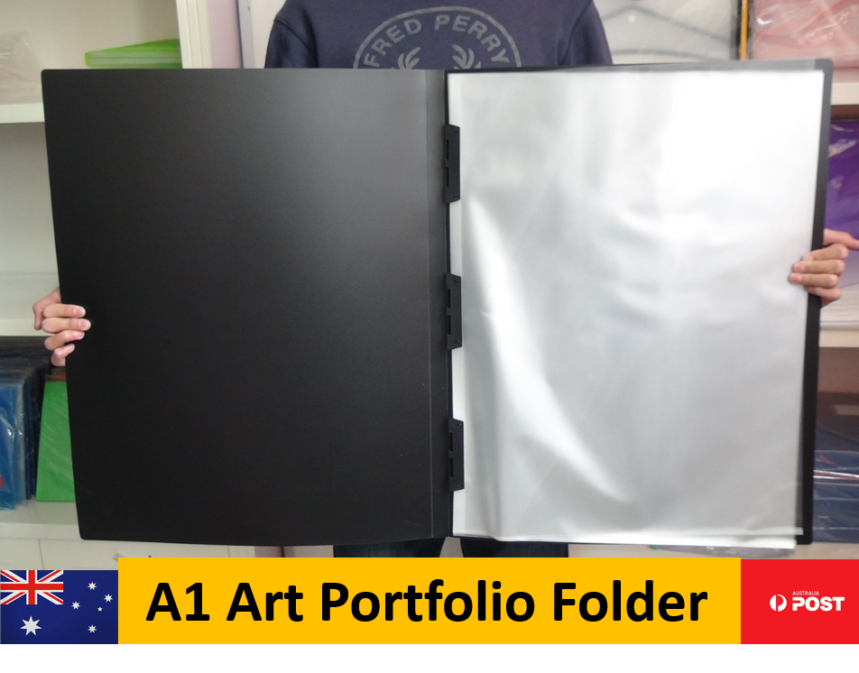 4 Pcs Art Portfolio Folder For Artwork Plastic Art Portfolio Waterproof