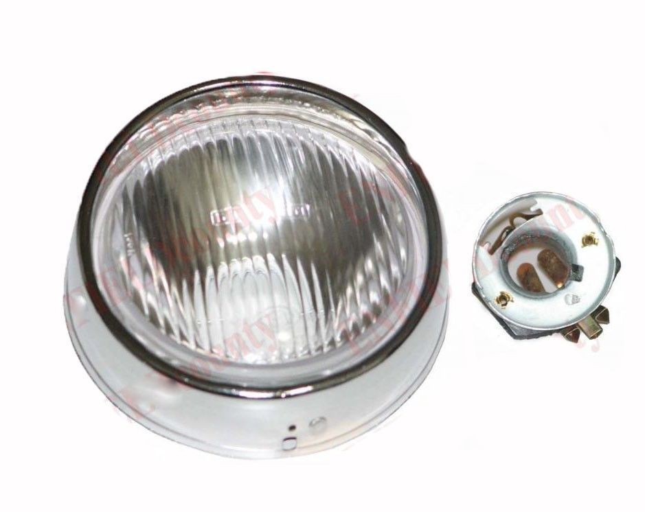 Headlight Innocenti Marked With Chrome Rim & Bulb Holder Lambretta Series 2 