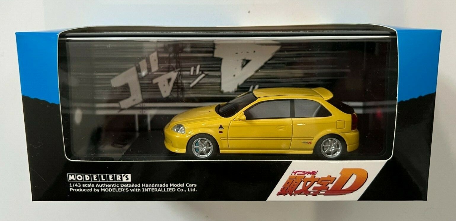 Modelers 1/43 Initial D Honda Civic EK9 TOCHIGI Todo School