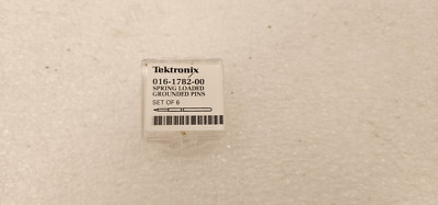 Tektronix 016-1782-00 Spring Loaded Ground Pins Set of 6 NEW!