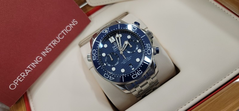OMEGA SMP w/Chrono Subdials Seamaster Diver 300M 210.30.44.51.03.001