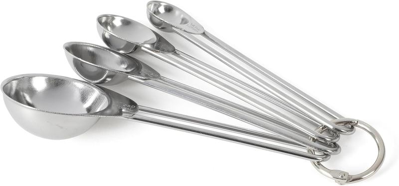 Richburn 4-Piece Stainless Steel Measuring Spoons Set – Durable and Accurate Kit