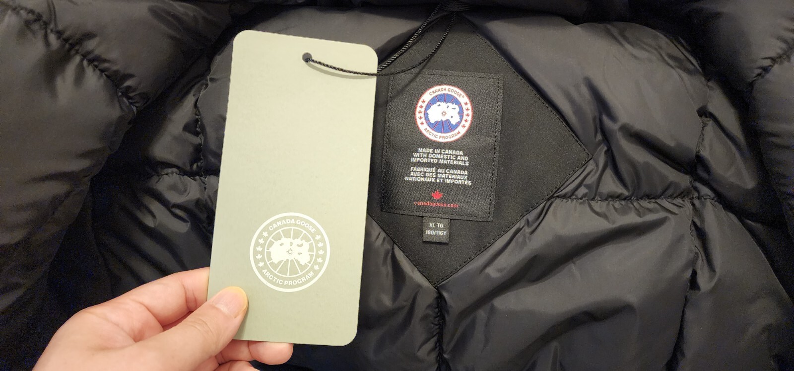 Pre-owned Canada Goose Latest "grey Label" Concept Edition Black  Langford Xl Parka