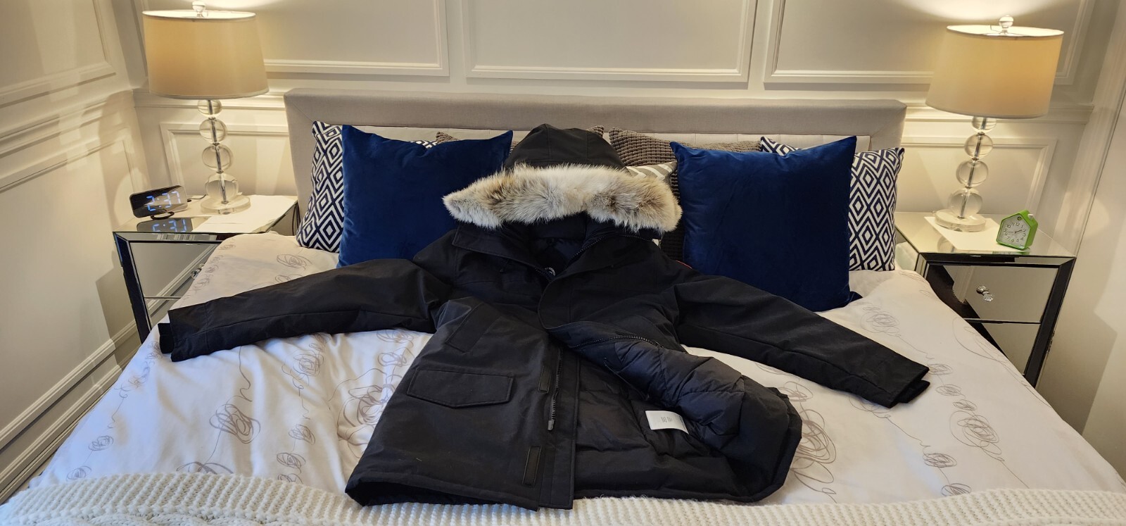 Pre-owned Canada Goose Latest "grey Label" Concept Edition Black  Langford Xl Parka