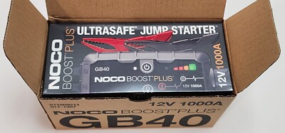 NOCO Boost Plus GB40 1000A 12V UltraSafe Portable Lithium Battery Jump Starter