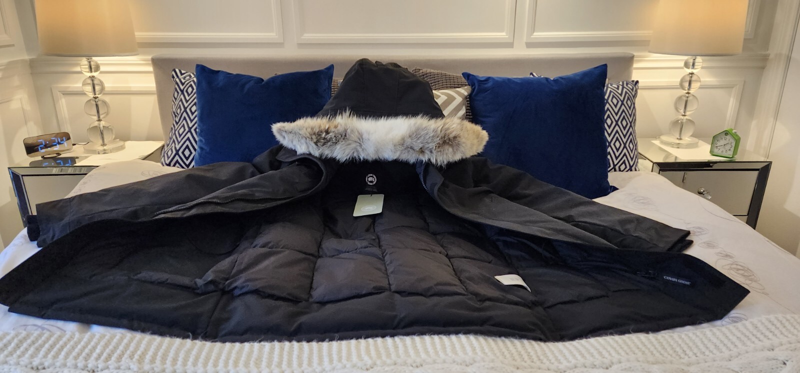 Pre-owned Canada Goose Latest "grey Label" Concept Edition Black  Langford Xl Parka
