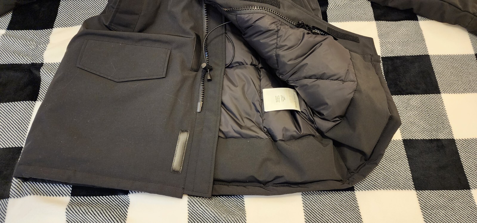 Pre-owned Canada Goose Latest "grey Label" Concept Edition Black  Langford Xl Parka