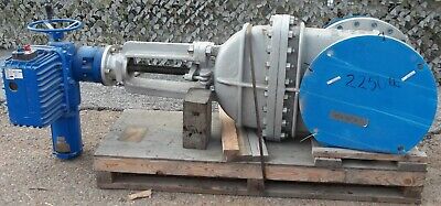 NEWCO 20  150 WCB FLANGED GATE VALVE WITH LIMITIQUE ELECTRIC ACTUATOR