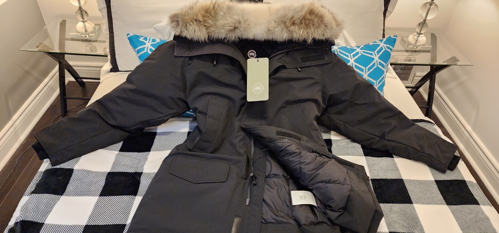Pre-owned Canada Goose Latest "grey Label" Concept Edition Black  Langford Xl Parka