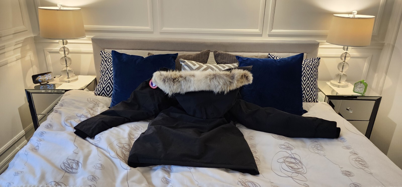 Pre-owned Canada Goose Latest "grey Label" Concept Edition Black  Langford Xl Parka