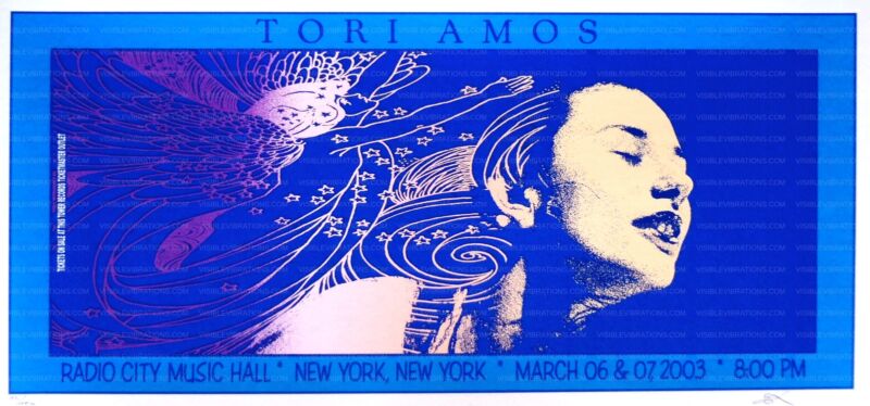 Tori Amos Concert Poster NY 2003 Scott Benge