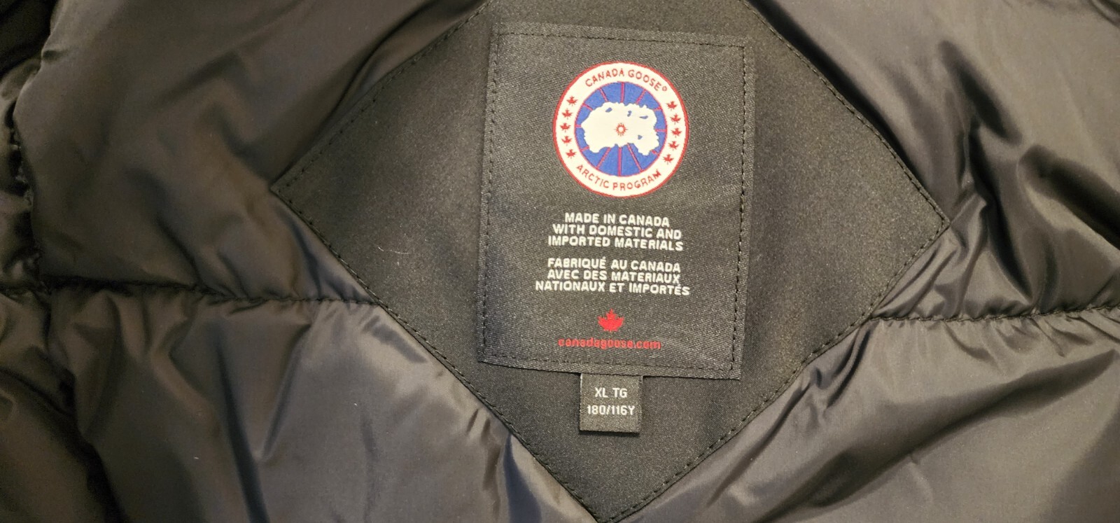Pre-owned Canada Goose Latest "grey Label" Concept Edition Black  Langford Xl Parka