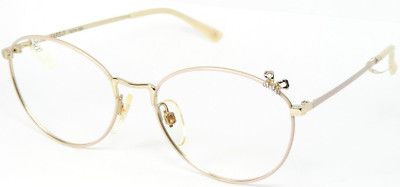 SAFILO TEAM 509 643 PALE PINK / GOLD UNIQUE EYEGLASSES 52-16-130mm Italy (NOTES)