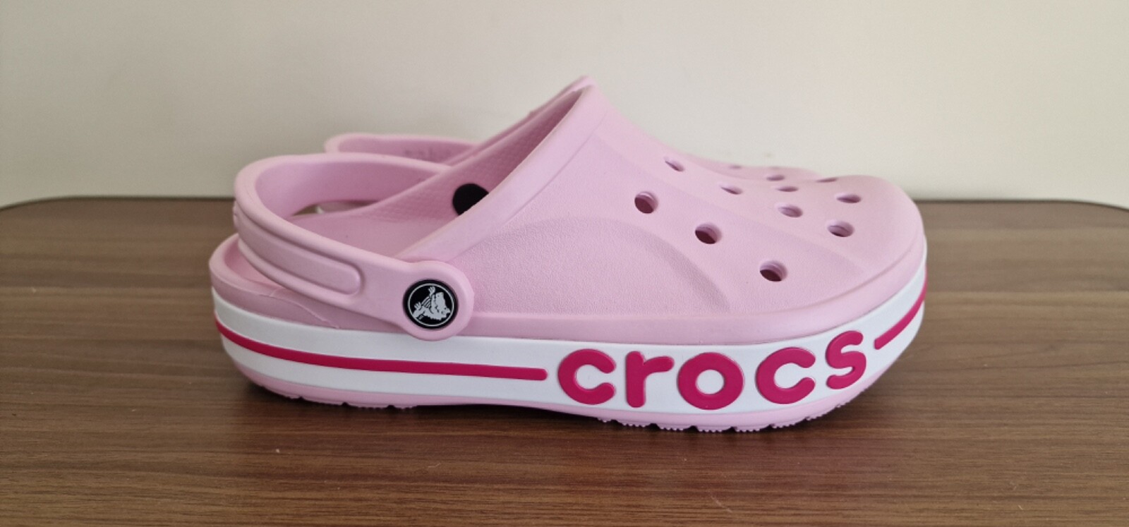 靴・ブーツ・サンダルその他 Crocs Baya Band Clog Ballerina Pink 205089-6TG CROCS Bayaband Clogs 205089-6TG Candy Pink Size Men 6 Women