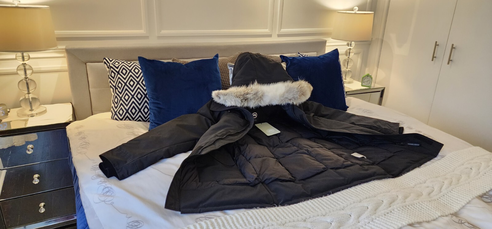 Pre-owned Canada Goose Latest "grey Label" Concept Edition Black  Langford Xl Parka