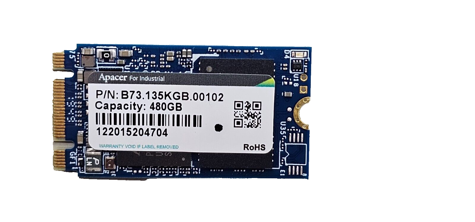 【新庄】Apacer 2.5インチ内蔵SSD 480GB x2 New Apacer Industrial M.2 NVMe SSD 480GB, 42mm TLC NAND 3.3V