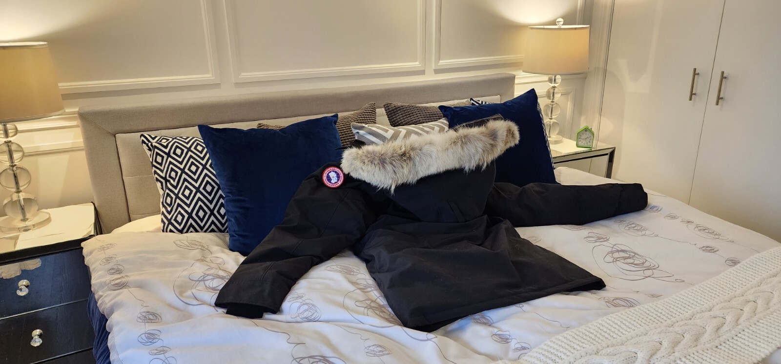 Pre-owned Canada Goose Latest "grey Label" Concept Edition Black  Langford Xl Parka