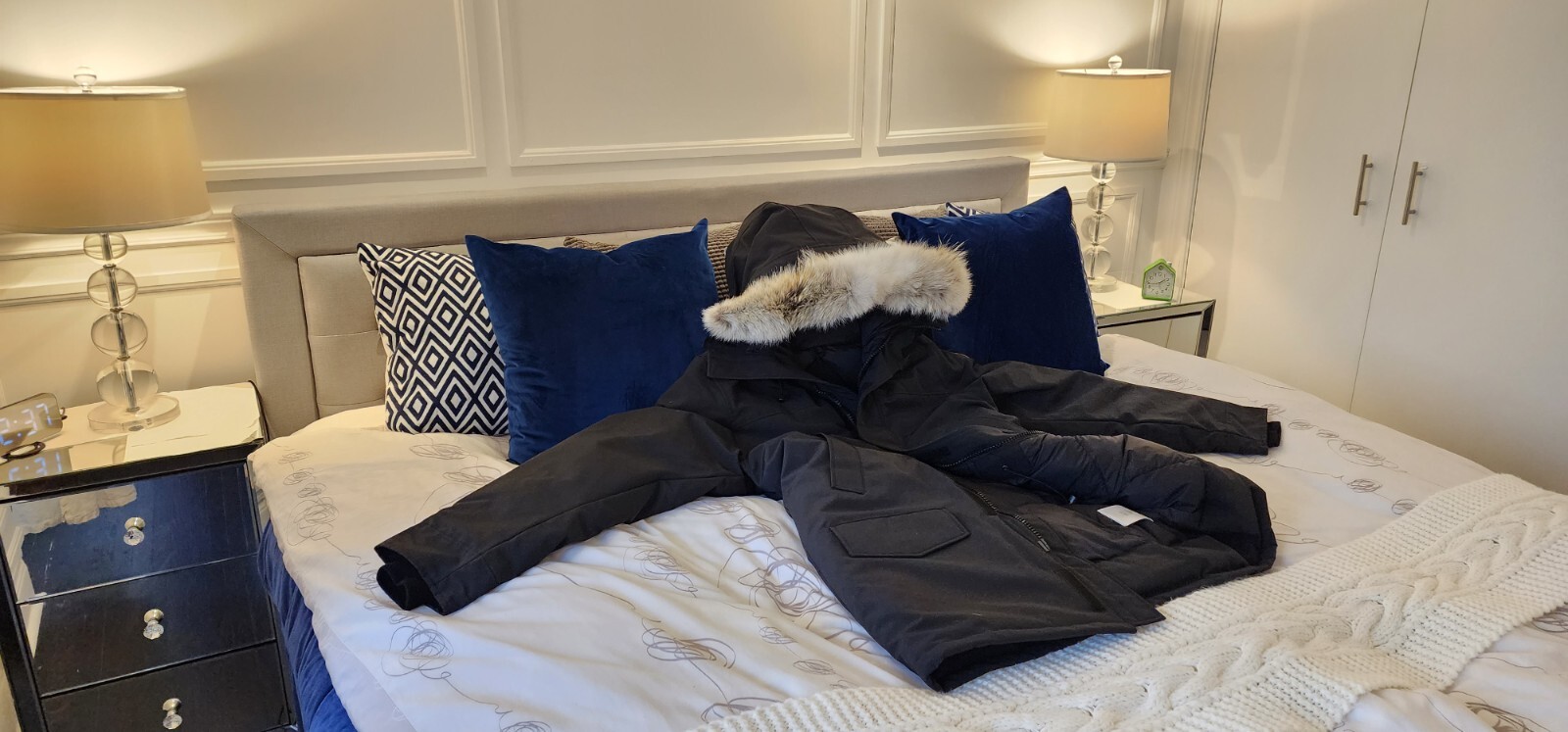 Pre-owned Canada Goose Latest "grey Label" Concept Edition Black  Langford Xl Parka
