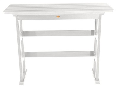3-Pc Outdoor Bar Height Balcony Set in White [ID 3786972]