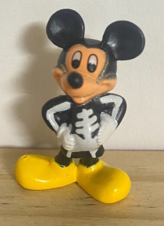 ミッキー　フェーブ　ディズニー　フランス　ハロウィン　陶器　雑貨　UM057 MICKEY SKULL Limited Halloween Choco Eggs Figure Worthfield