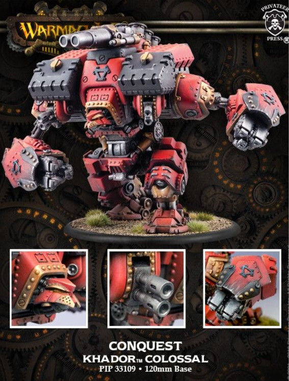 Боевая машина Khador Conquest Victor Colossal Warjack ЗАПЕЧАТАНА PIP 33109