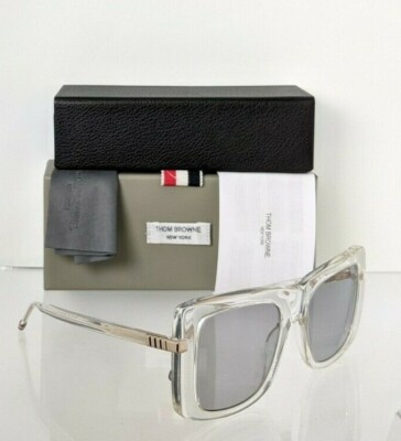 Pre-owned Dita Brand Authentic Thom Browne Sunglasses Tbs 419-a-03 Clr-gld Tbs419 Frame In Gray