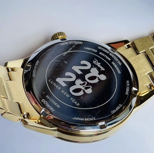 Pre-owned Citizen [disney]  Limited Mickey Mouse/ Men's Watch Exhibit Rare