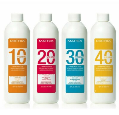 MATRIX SoColor Cream Developer - Universal -10,20,30,40 Vol- Pick Volume & Size 