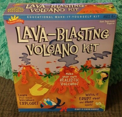 Scientific Explorer Lava-Blasting Volcano Kit for ages 8+ Educational NIB NEW
