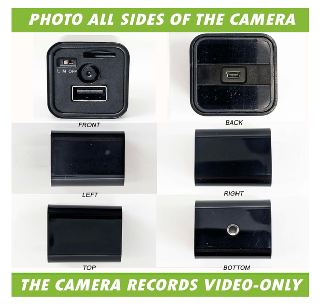 DIVINEEAGLE Mini Spy Camera Hidden Camera Charger for Spying + 32GB SD Card | Se - Image 3