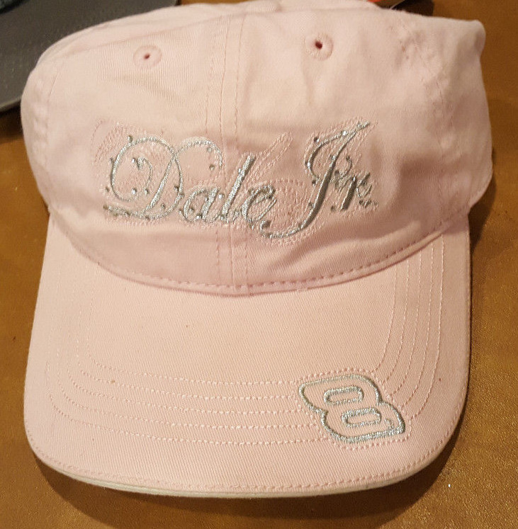 VTG Dale Earnhardt JR #8 Pink Racing  Strap Hat Retro NASCAR Lady Trucker