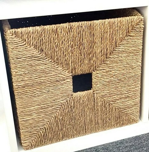 1 Ikea KNIPSA Basket Decorative Box Seagrass 12½ x 13 x 12½