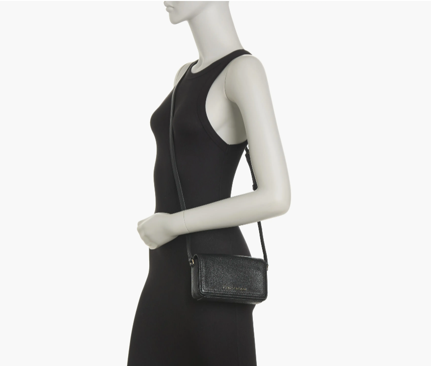 MARC JACOBS H107L01FA21 GROOVE BLACK W/ GOLD HARDWARE LEATHER WOMENS MINI BAG