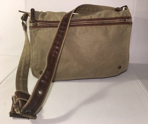 バッグ (vintage)00s GRAND STONE one shoulderbag Grand Stone Shoulder Bag/school Bag Thick Nice Durable Beige
