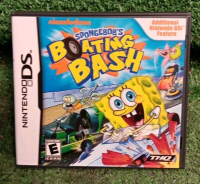Spongebob Boating Bash - Nintendo DS Video Game, CIB Complete W/ Manual