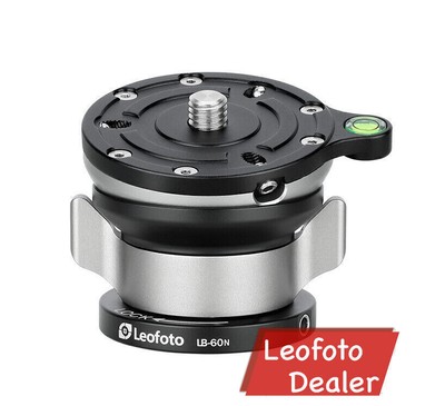 Leofoto LB-60N 60mm Leveling Base with Butterfly Handle