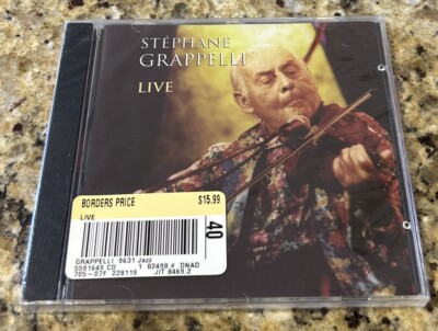 Stephane Grappelli Live (CD) Album (UK IMPORT) NEW SEALED