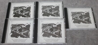 BACH PHILIPS THE COMPLETE ORCHESTRAL WORKS 5 CD SET