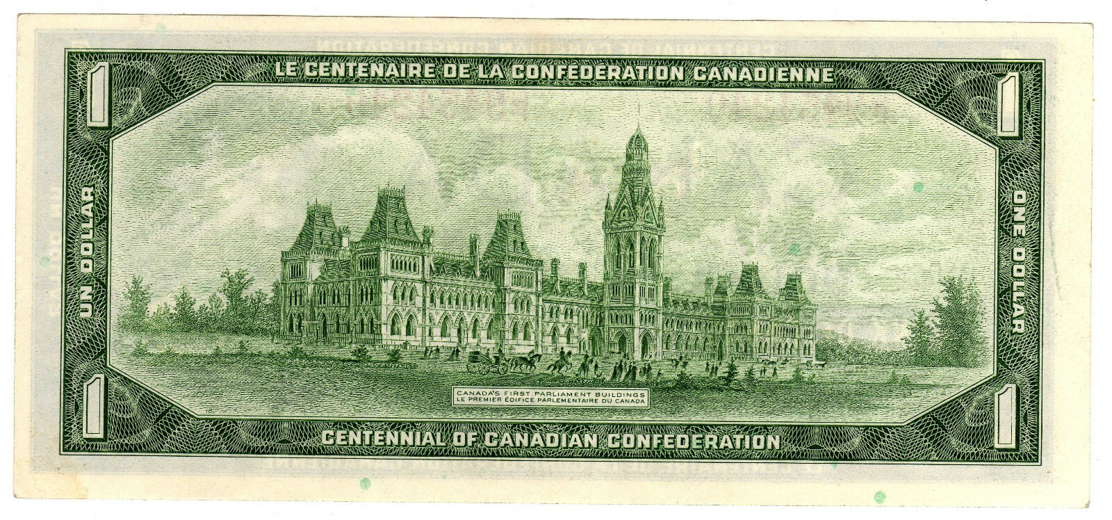 1967 Canada 1 Dollar Note - LP9454240, BC-45b-i