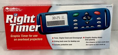Right Timer LER6955 Desktop Clock Timer With Case by Learning Resources