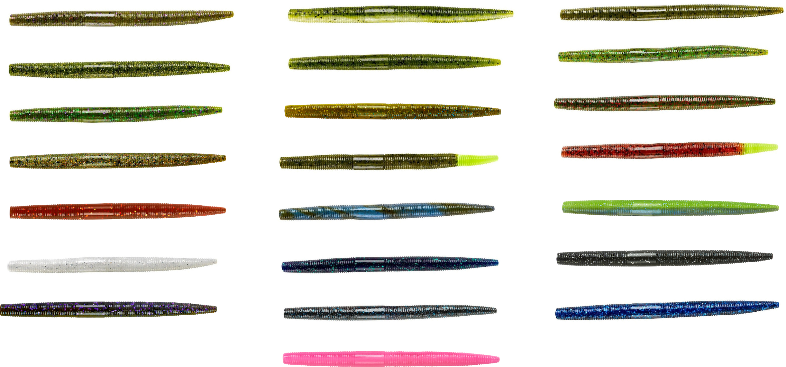 YUM Dinger Soft Plastic Stick Bait Soft Plastic Worm Bass & Trout