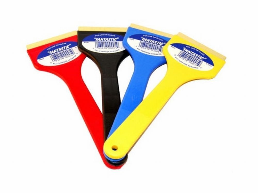 Ice Snow Scraper 4pcs Car Frost Clean Remove Window Brush Windshield Brass Blade