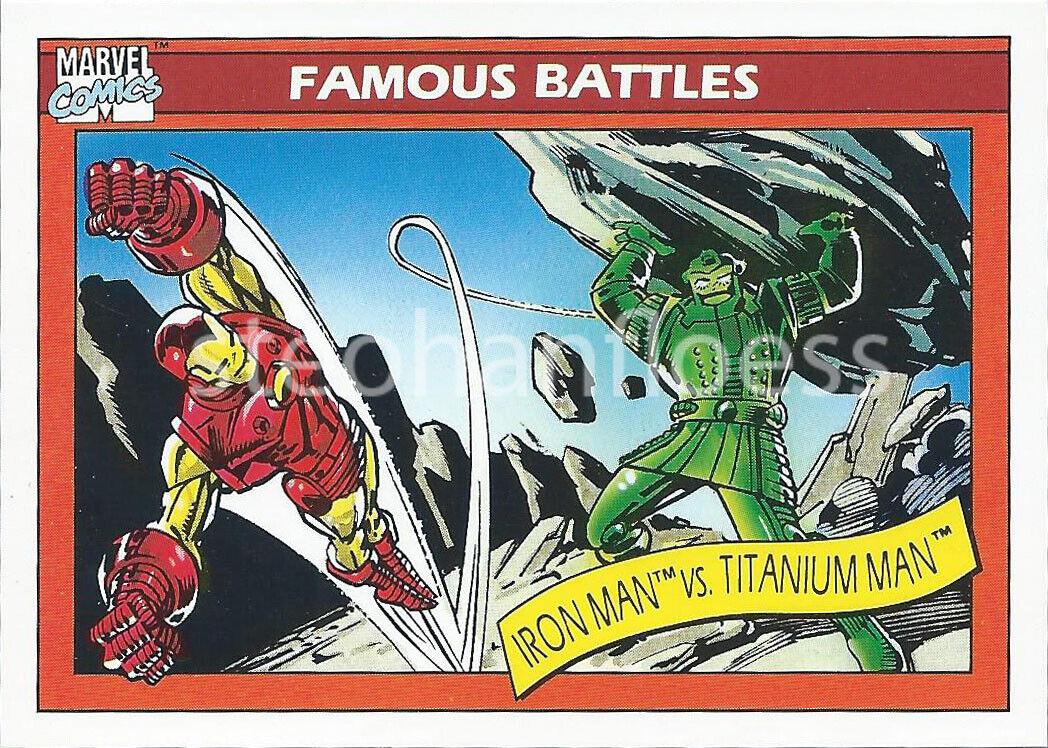 121   Iron Man vs. Titanium Man Famous Battles