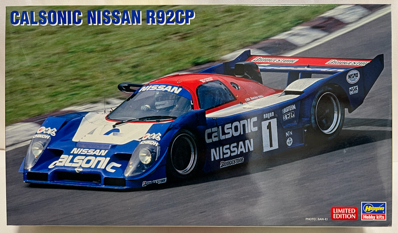 Calsonic Nissan R92CP 1:24 新品未使用 Hasegawa 1/ 24 YHP NISSAN R92CP car model kit limited