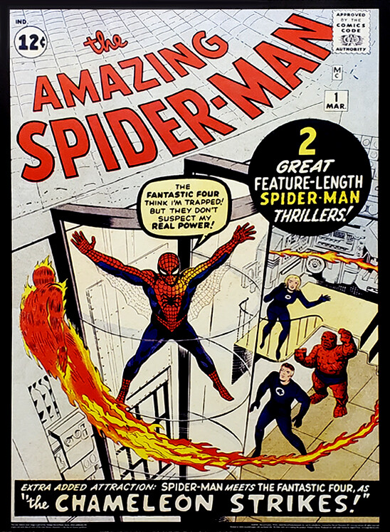 POSTER:THE AMAZING SPIDER-MAN #1 (March 1963) Marvel Comics