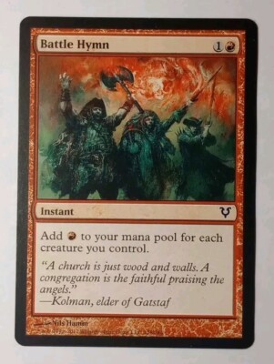 MTG - Battle Hymn - Avacyn Restored 128/244 - Regular Common - Red Ramp