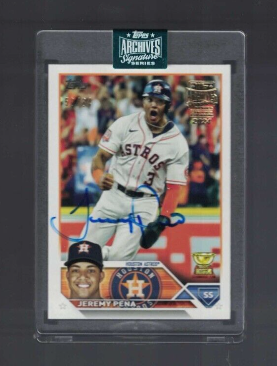 ☆★H.A.M★☆ 　TOPPS DYNASTY JEREMY PENA 2023 Topps #WBC-55 Jeremy Pena, Dominican Rep. - World