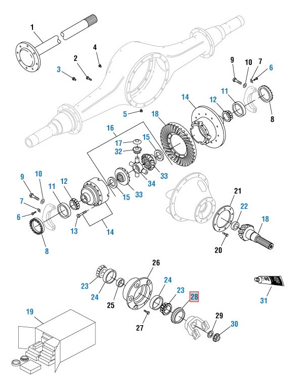 Pinion Seal for International. PAI# 436139 Ref.# 1691143C2
