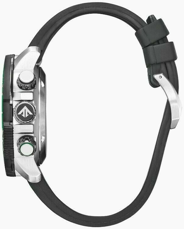 Pre-owned Citizen Promaster Aqualand Chrono Polyurethane Men's Watch Bj2168-01e